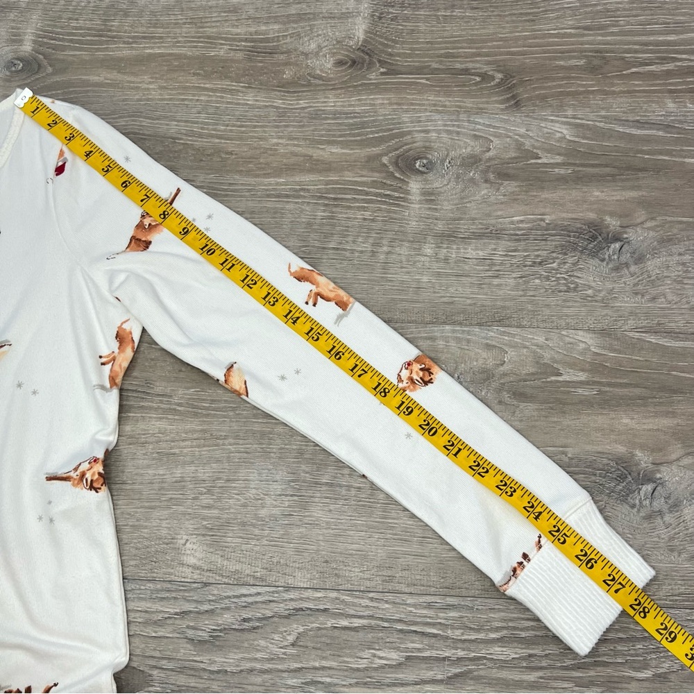 Gilly Hicks Dreamworthy Soft Jumpsuit Christmas Foxes White size Small - Picture 10 of 15